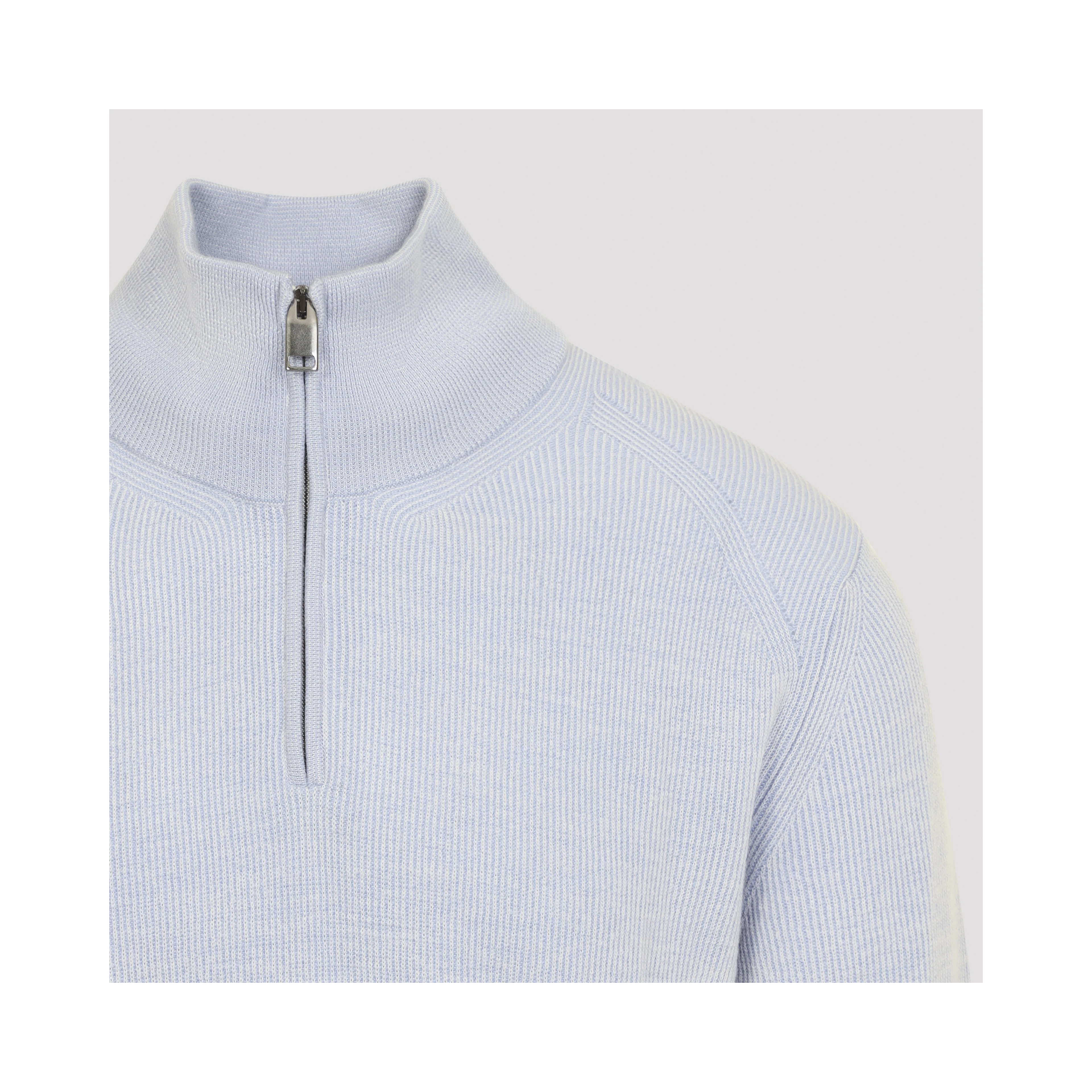 Brioni Half Zip Up Sweater