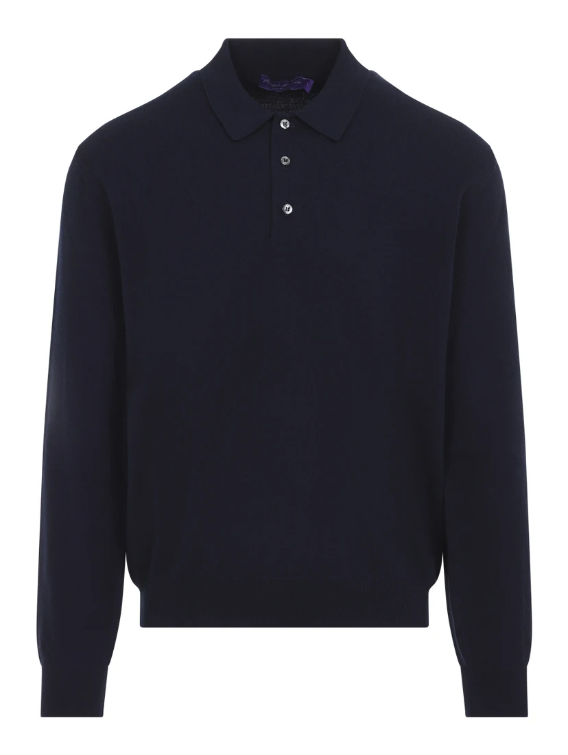 Ralph Lauren Purple Label L/S Knit Polo