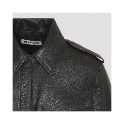Jil Sander Leather Blouson