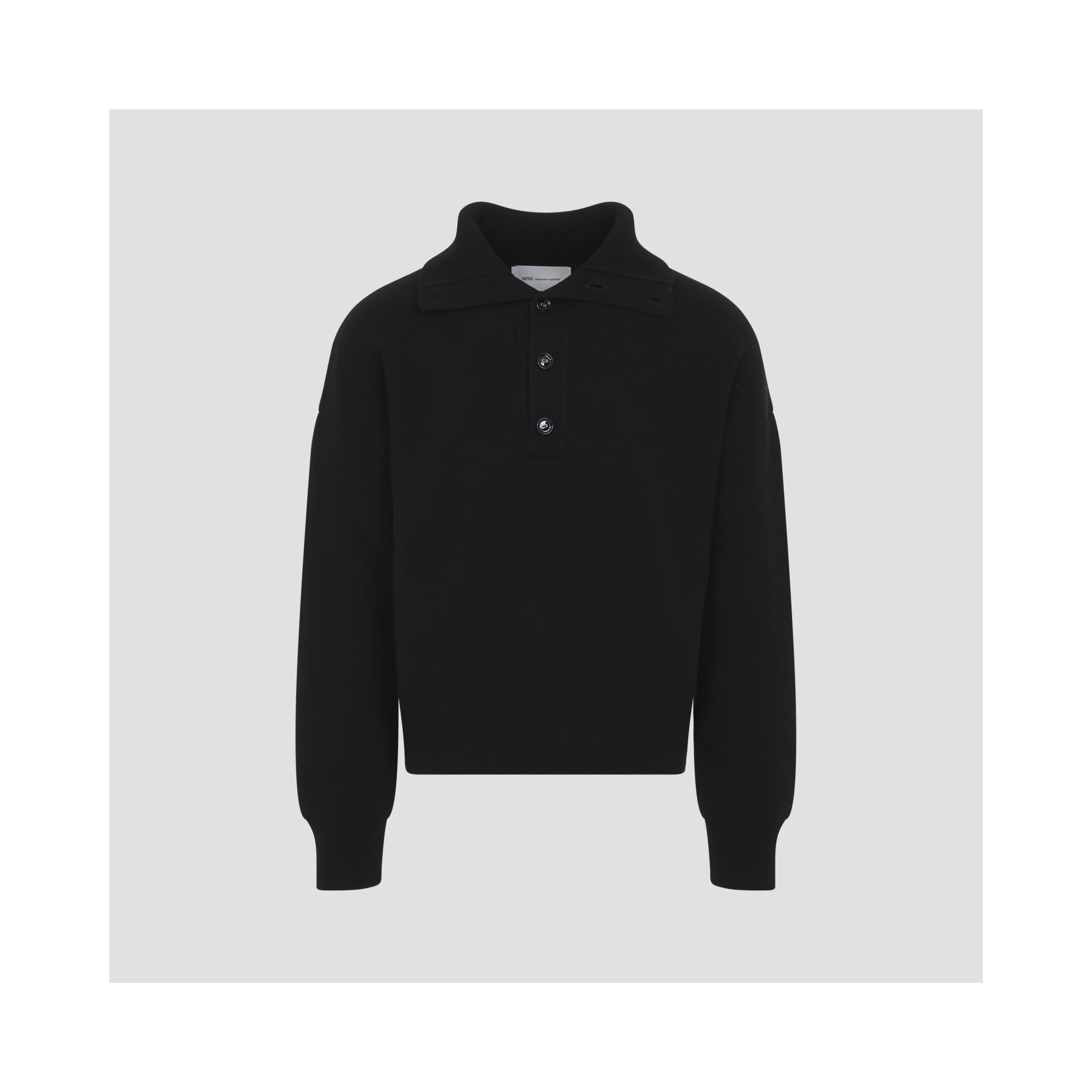 Ami Paris High Collar Sweater