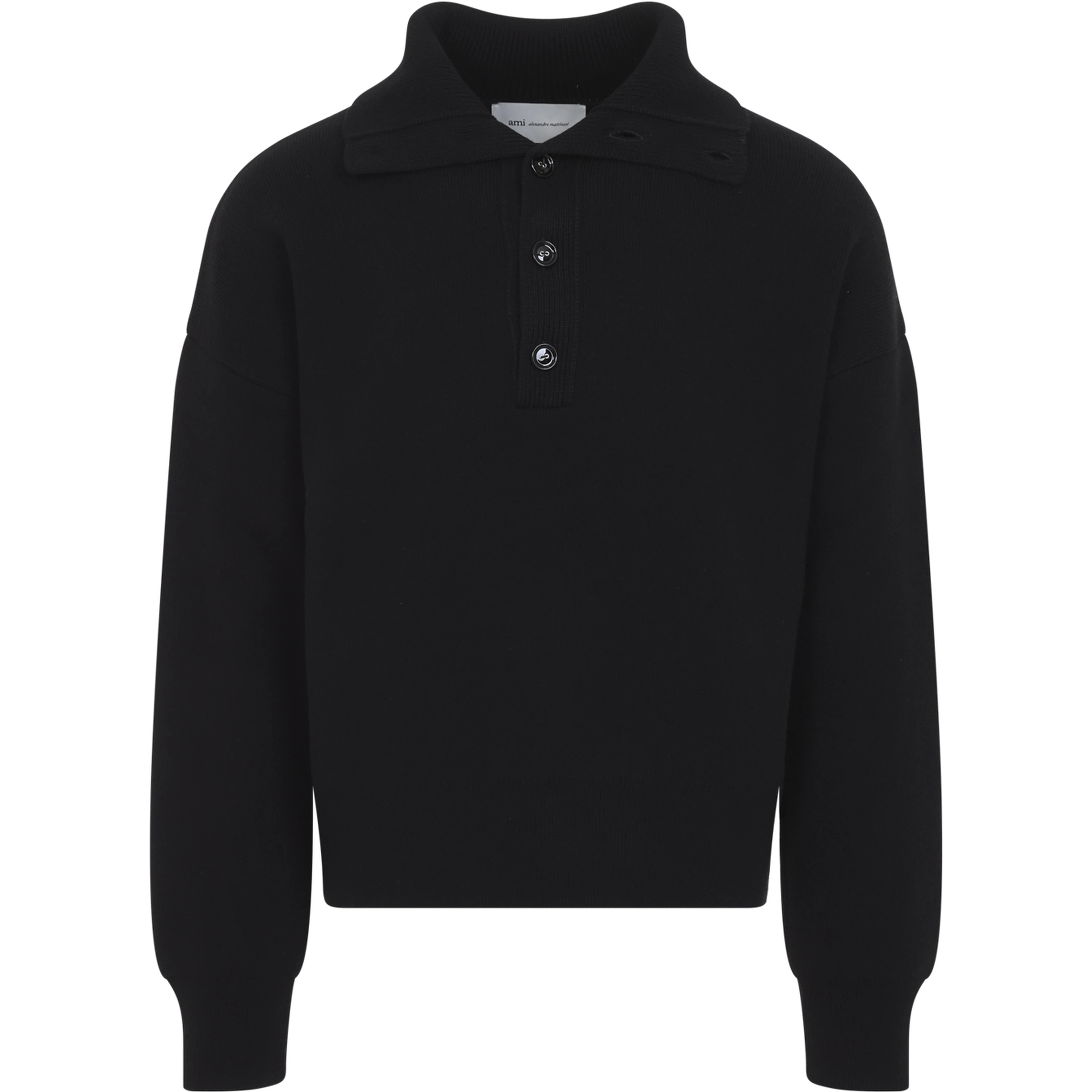 Ami Paris High Collar Sweater