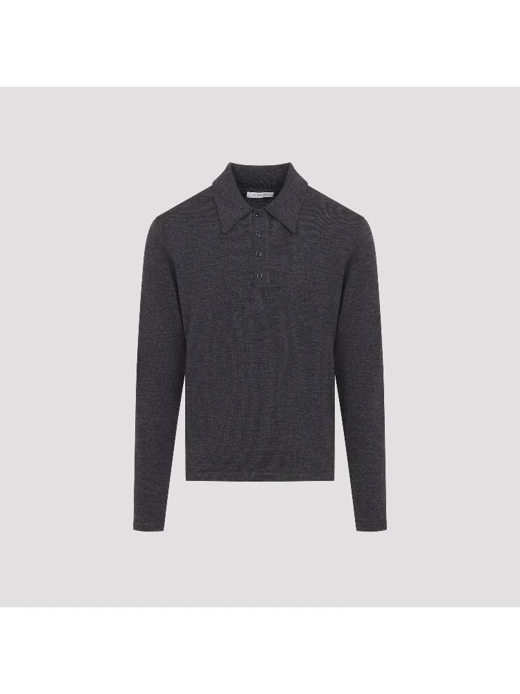 Lemaire L/S Knitted Polo Sweater