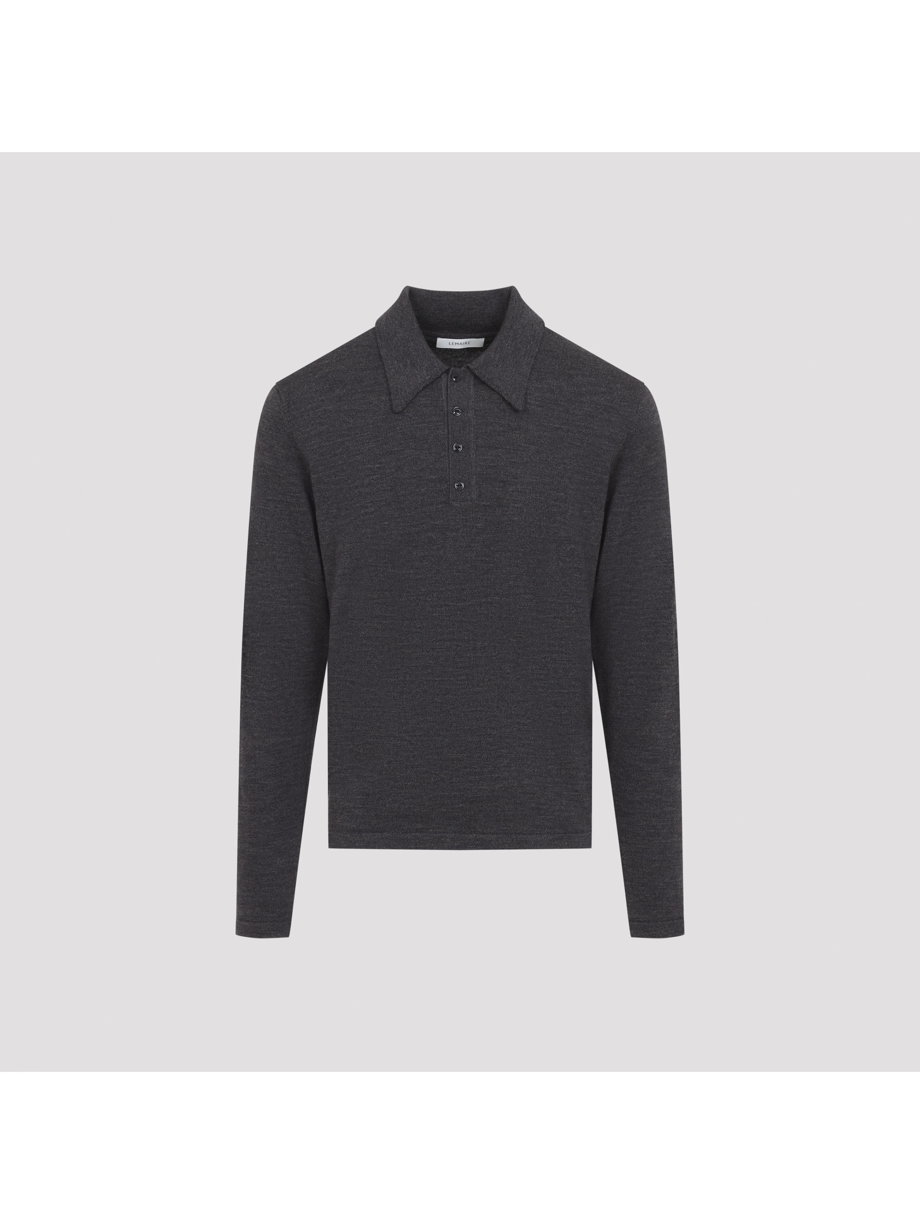 Lemaire L/S Knitted Polo Sweater