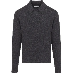 Lemaire L/S Knitted Polo Sweater