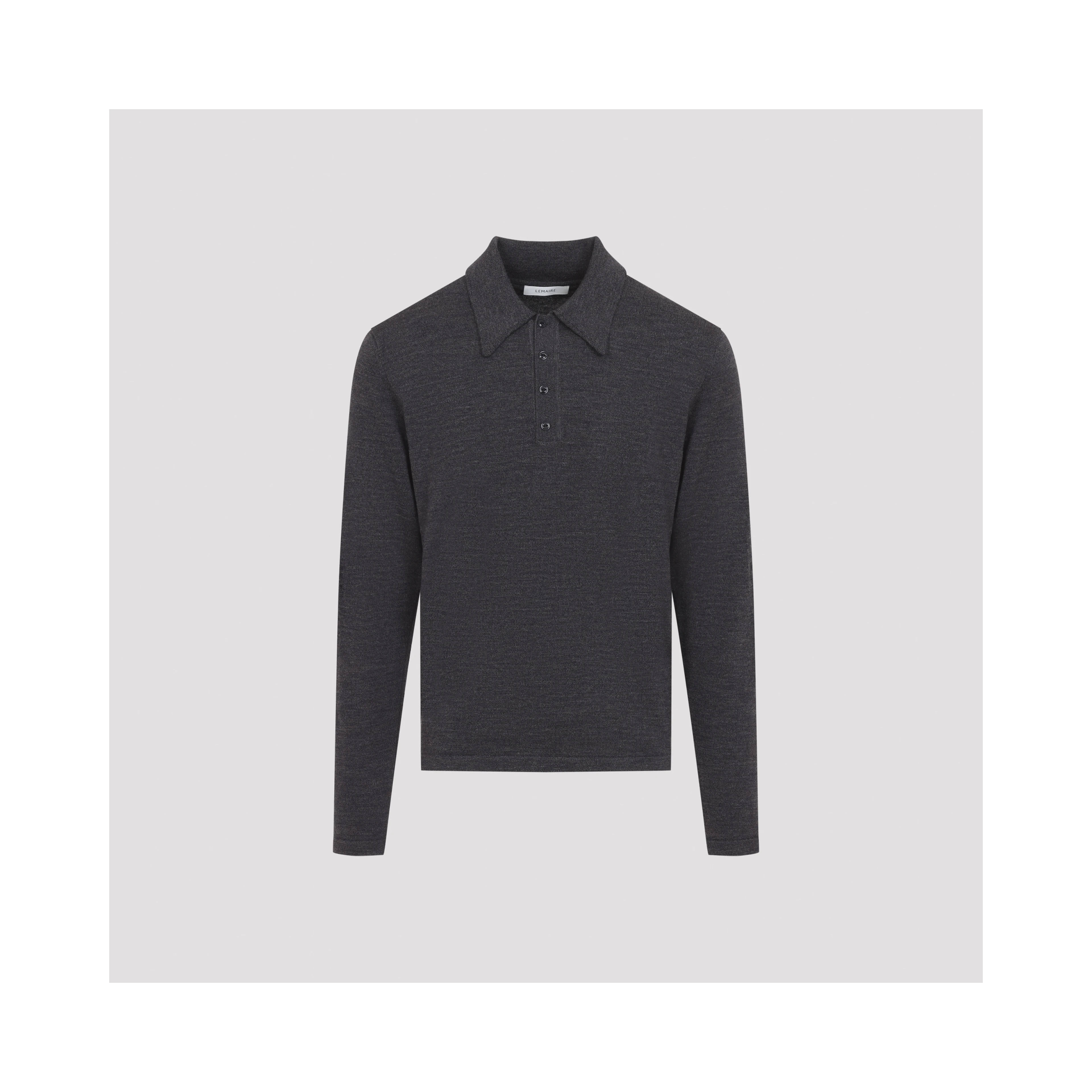 Lemaire L/S Knitted Polo Sweater