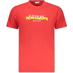 Red Cotton Men's T-Shirt