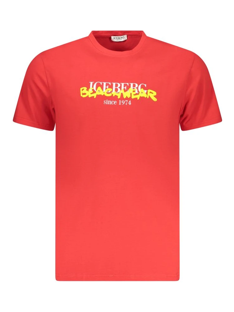 Red Cotton Men's T-Shirt