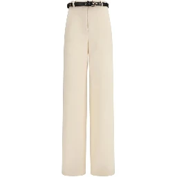 Beige Triacetate Dress Pants