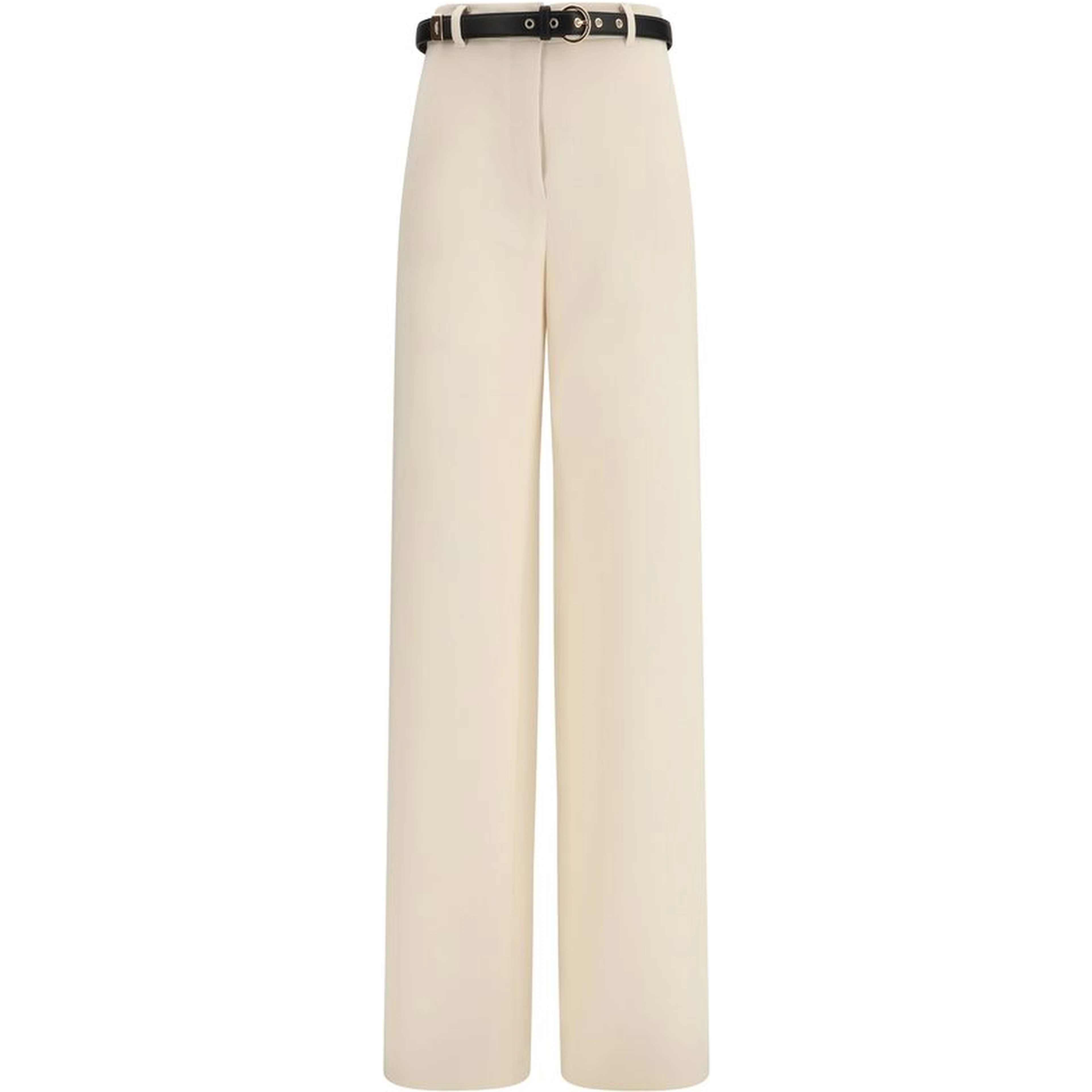 Beige Triacetate Dress Pants