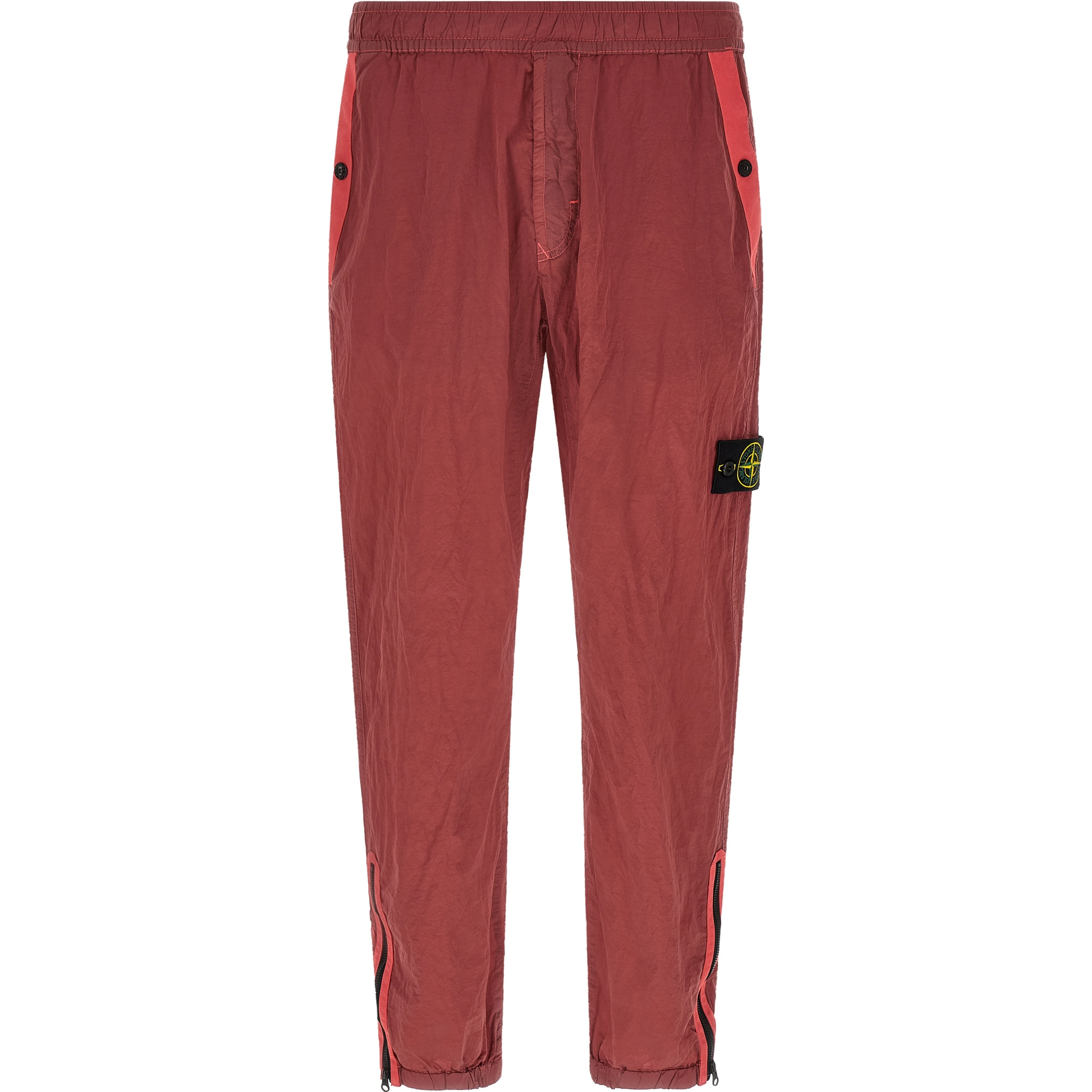 Red Polyamide Joggers (Workout Pants)