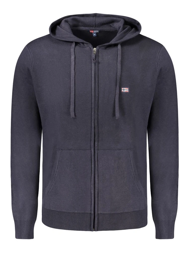 Grigio Poliammide Men Cardigan