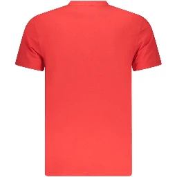 Red Cotton Men's T-Shirt