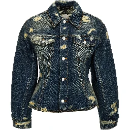 Blue Cotton Denim Jacket