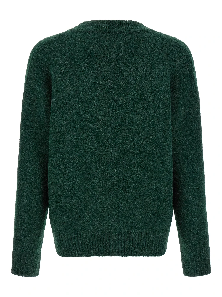 Bicolor Alpaca Leather Cardigan alternative