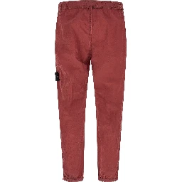 Red Polyamide Joggers (Workout Pants)