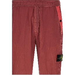 Red Polyamide Joggers (Workout Pants)