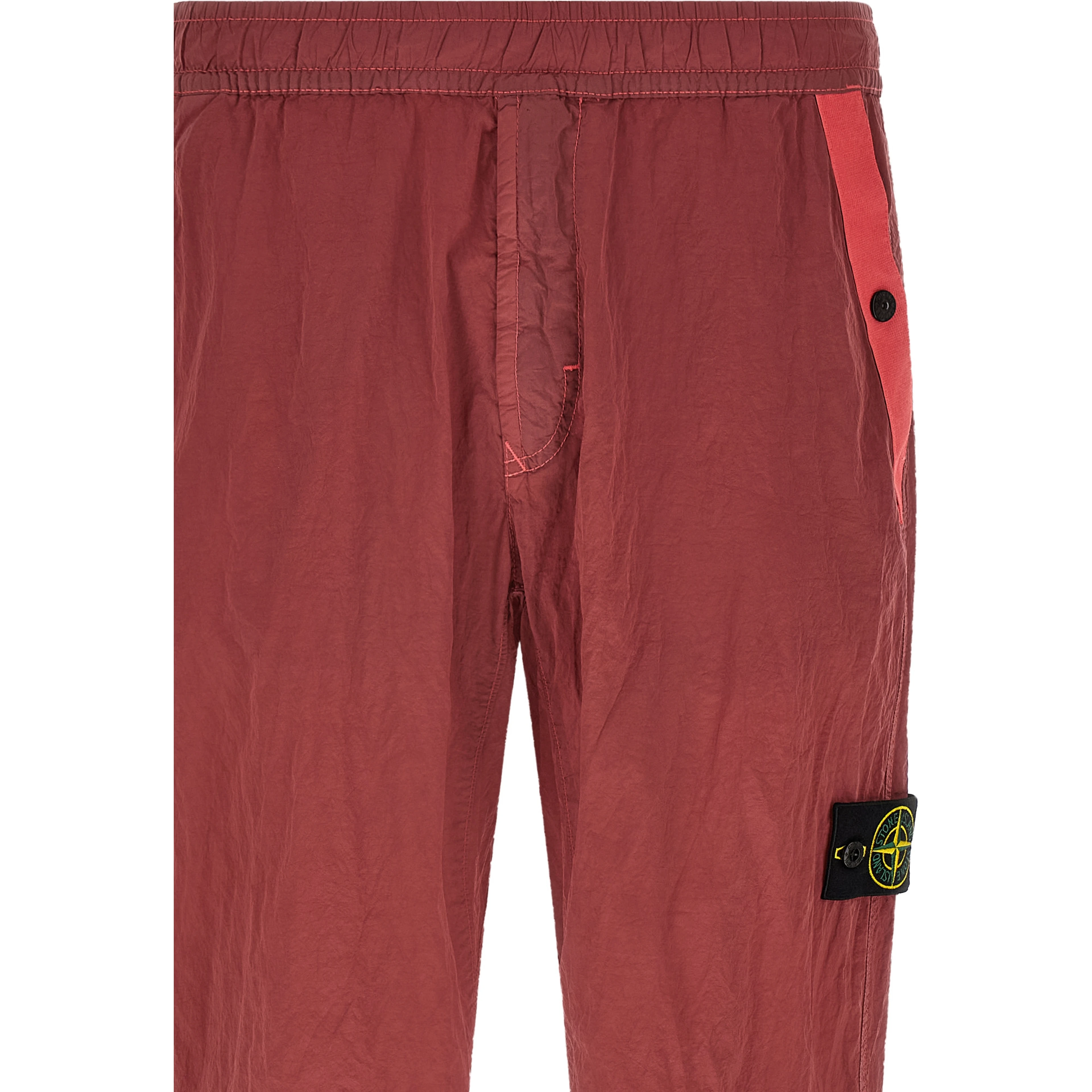 Red Polyamide Joggers (Workout Pants)
