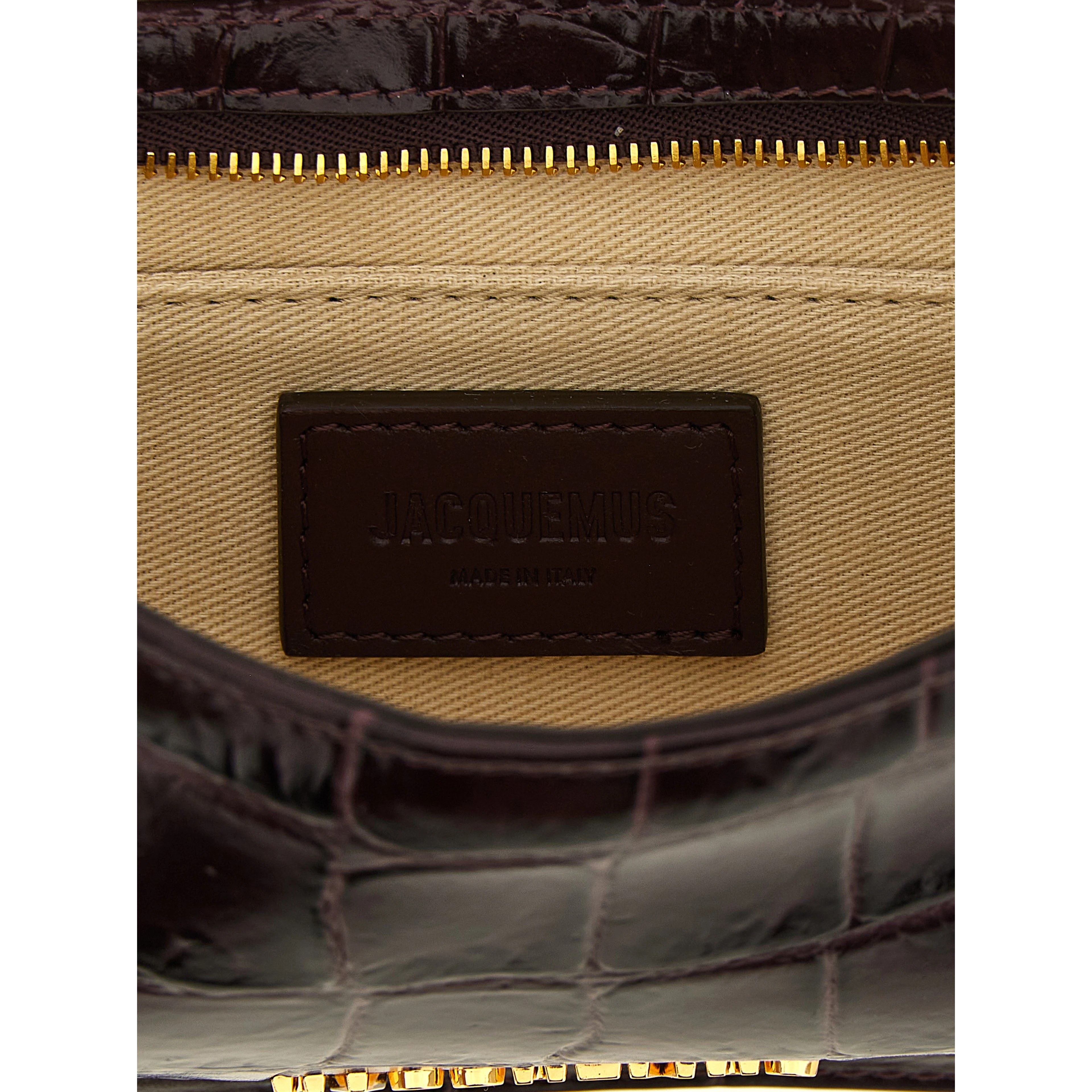 Bordeaux Calfskin Shoulder Bag