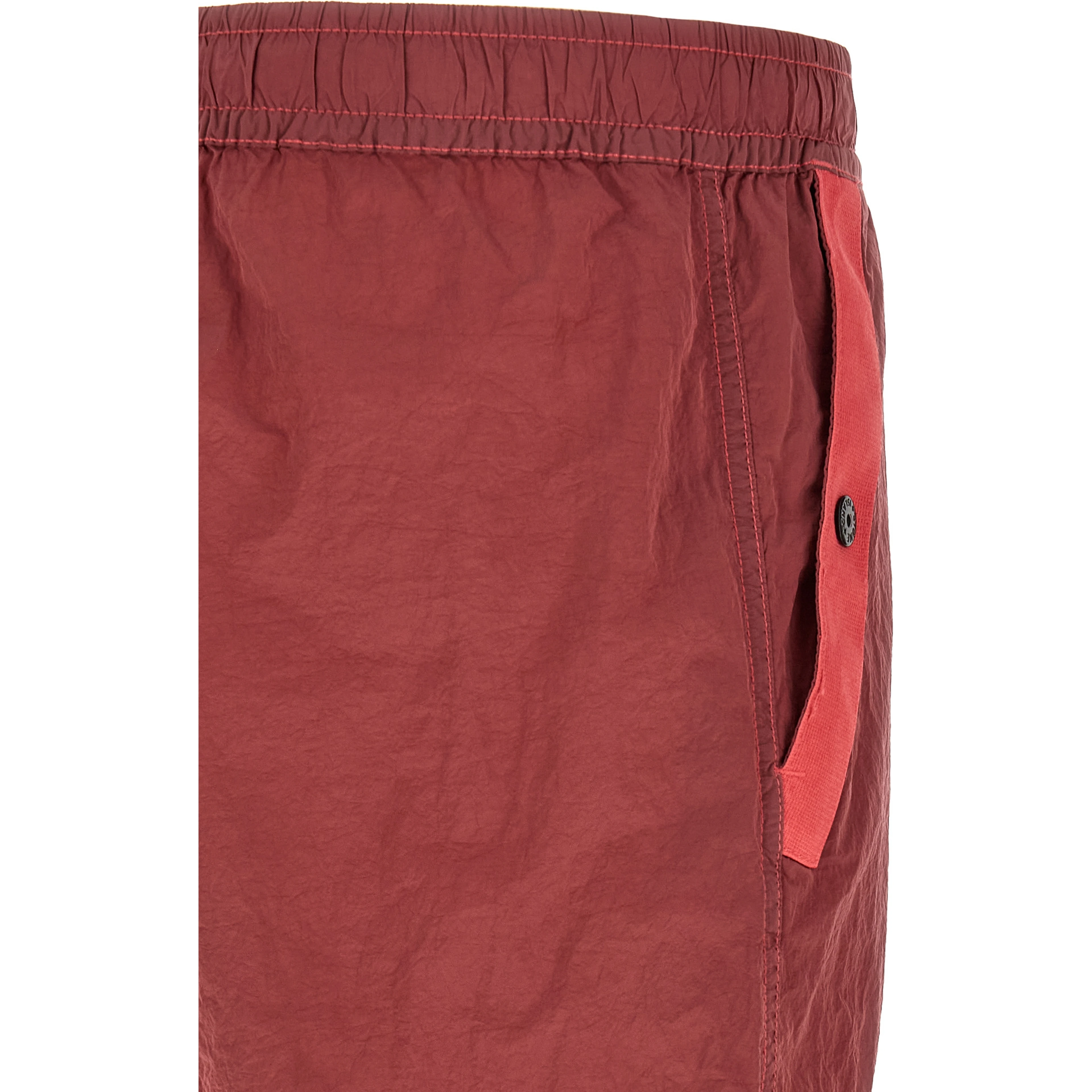 Red Polyamide Joggers (Workout Pants)