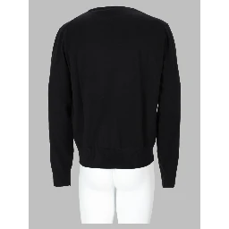 Maglia In Cotone e Cashmere Con Logo