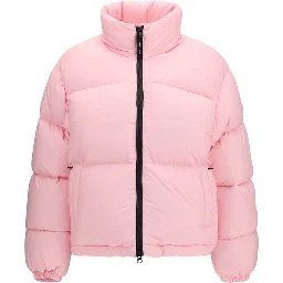 Multicolor Goose Down Full-Length Jacket
