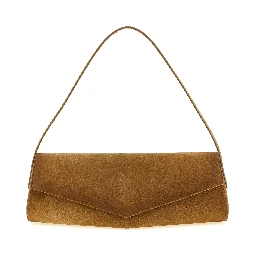 Brown Calfskin Shoulder Bag
