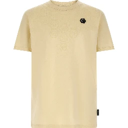 Beige Cotton T-Shirt