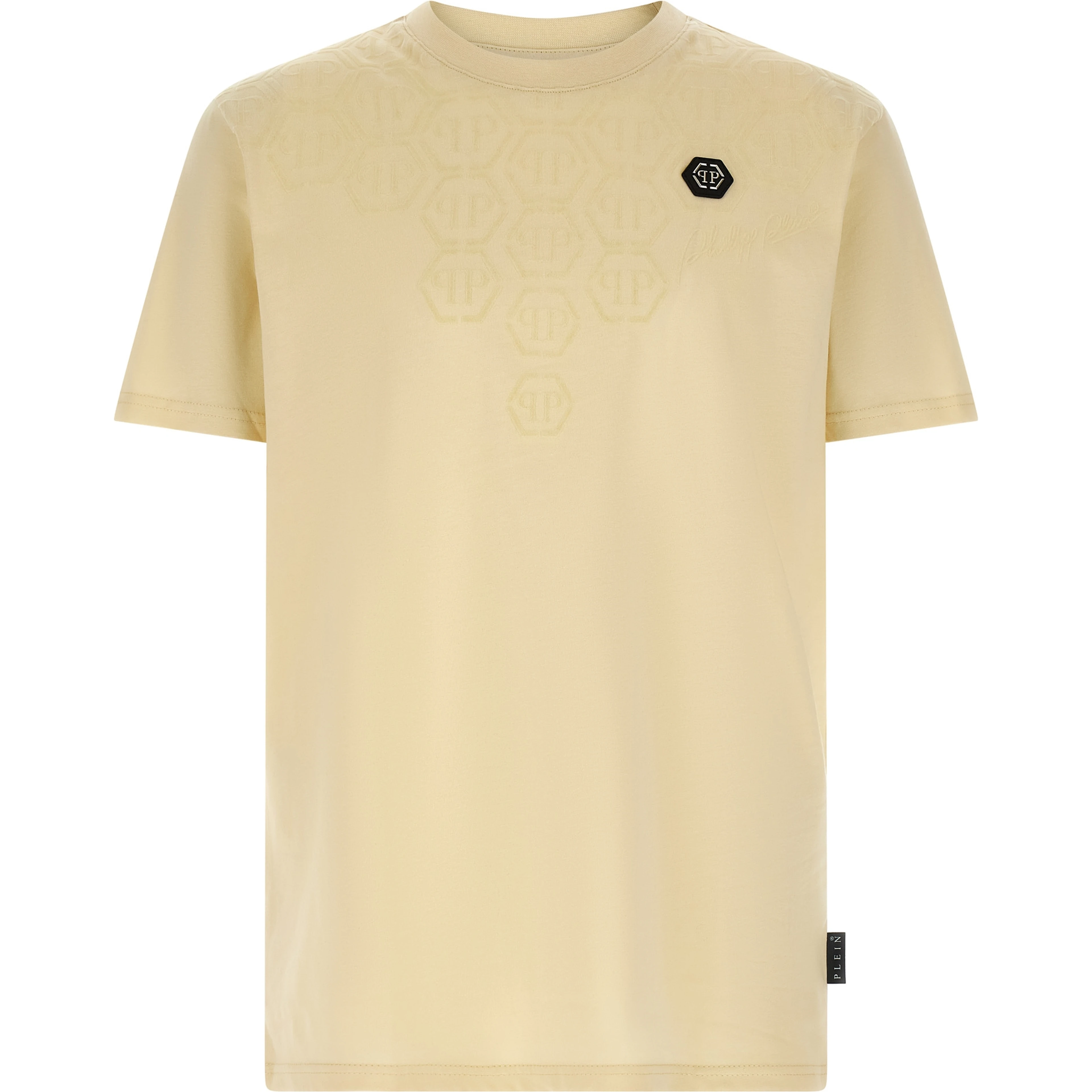 Beige Cotton T-Shirt