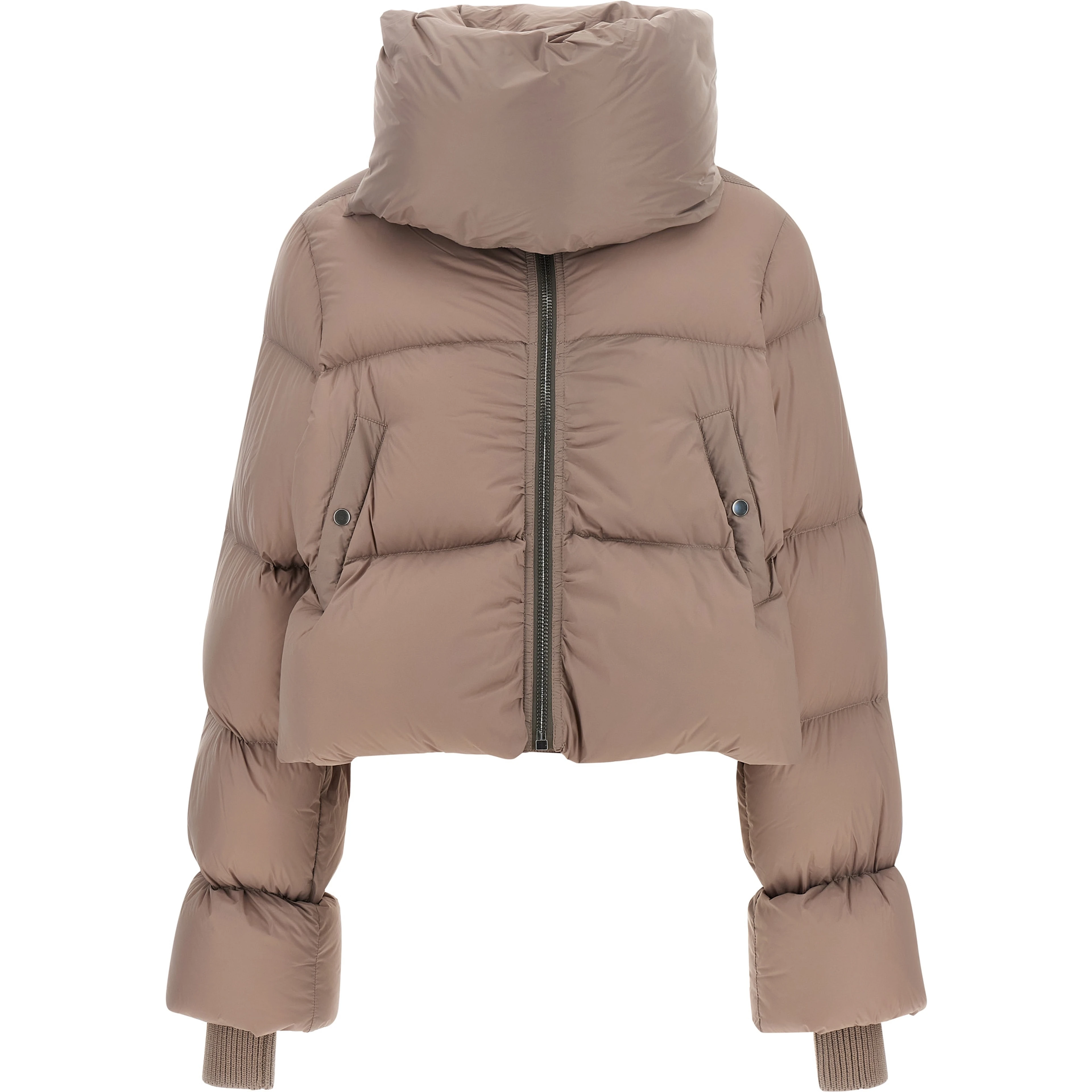 Multicolor Nylon Full-Length Jacket