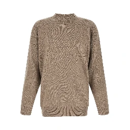 Beige Wool Cardigan