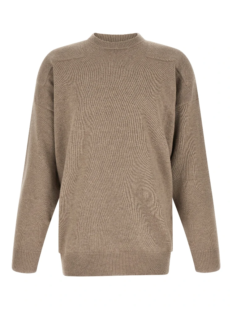 Beige Wool Cardigan