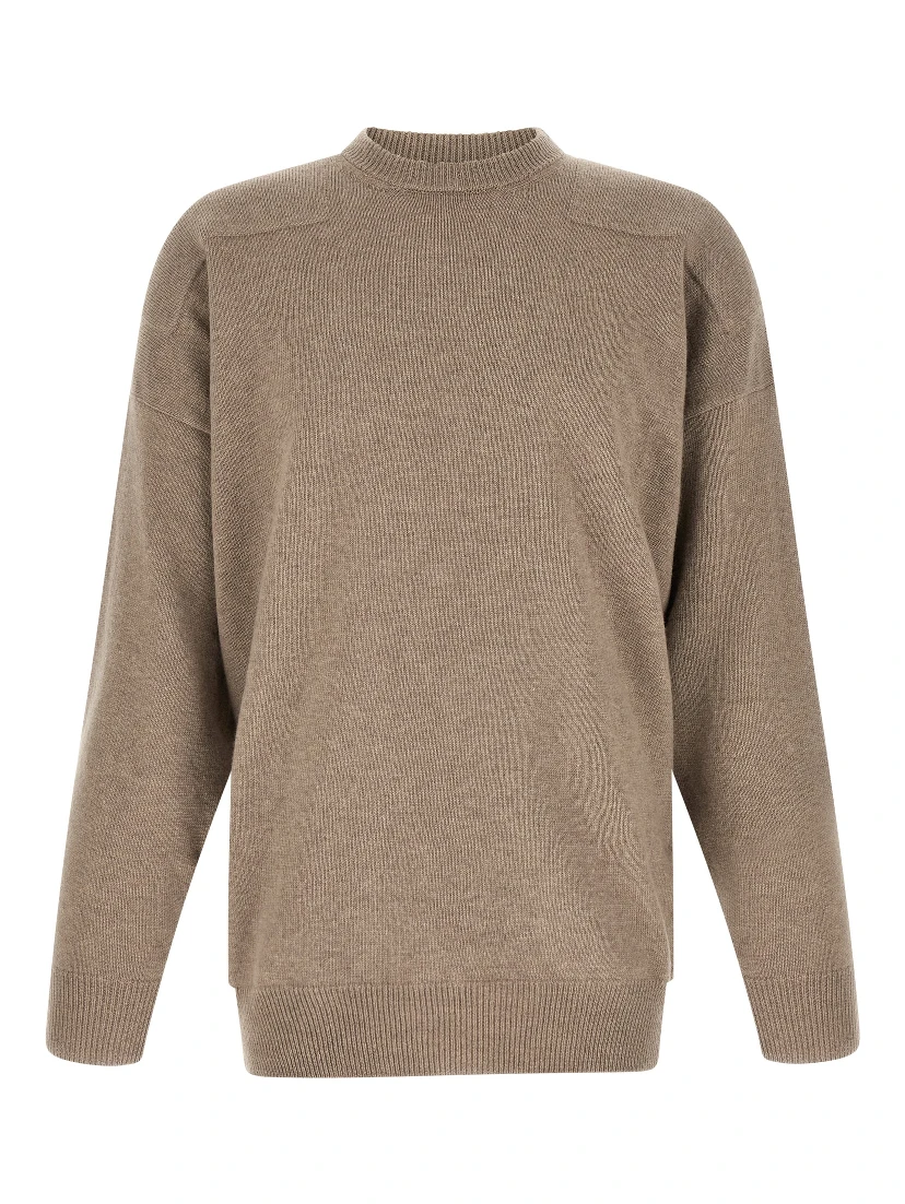 Beige Wool Cardigan