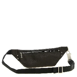 Black Calfskin Crossbody Bag