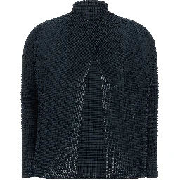 Blue Polyester Cardigan