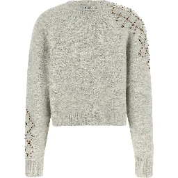 Gray Wool Cardigan