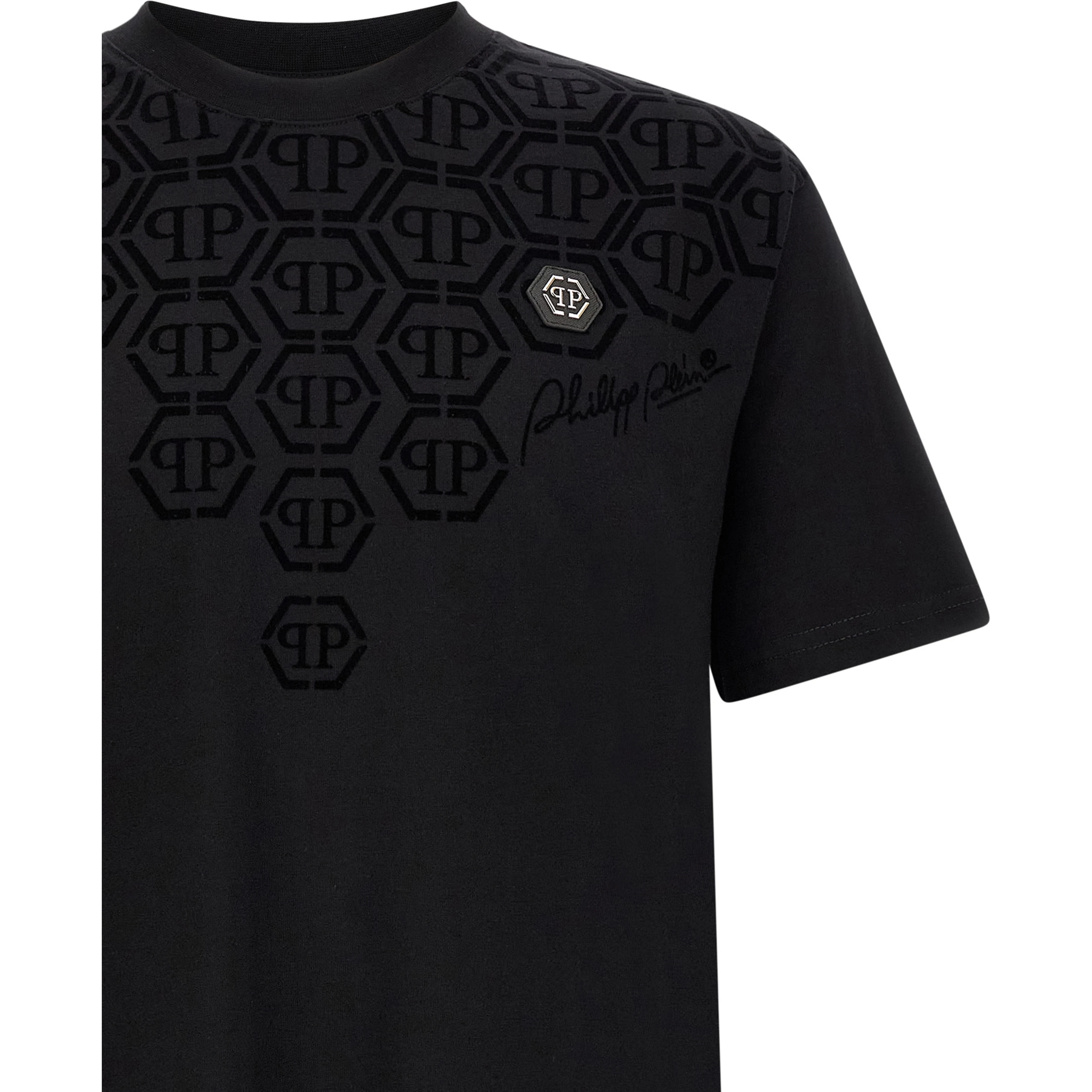 Black Cotton T-Shirt