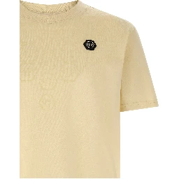 Beige Cotton T-Shirt