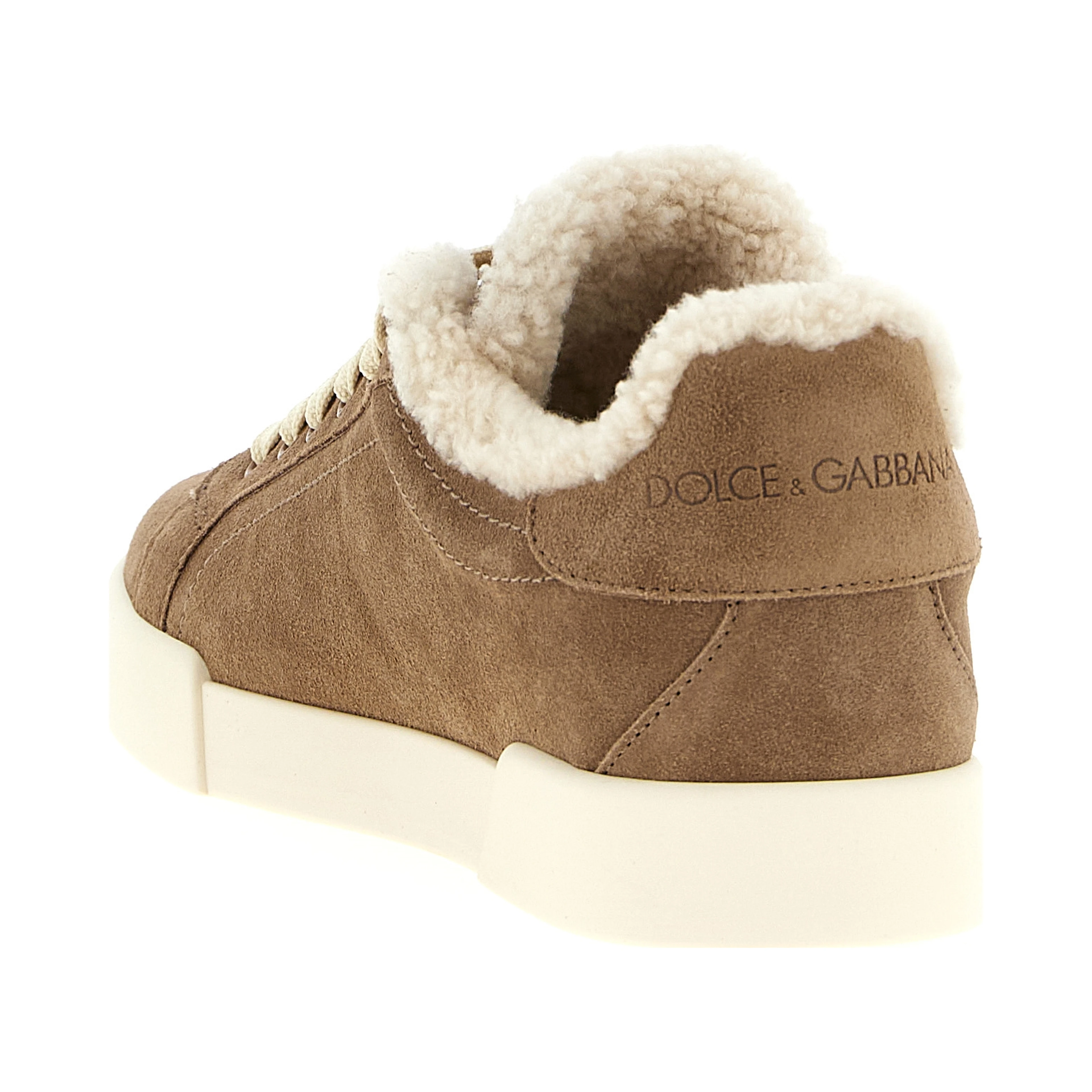 Brown Lambskin Sneakers