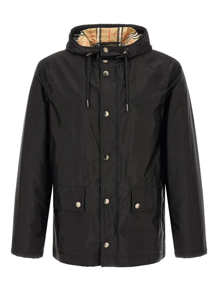 Black Polyamide Shell Jacket