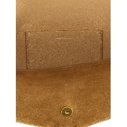 Brown Calfskin Shoulder Bag