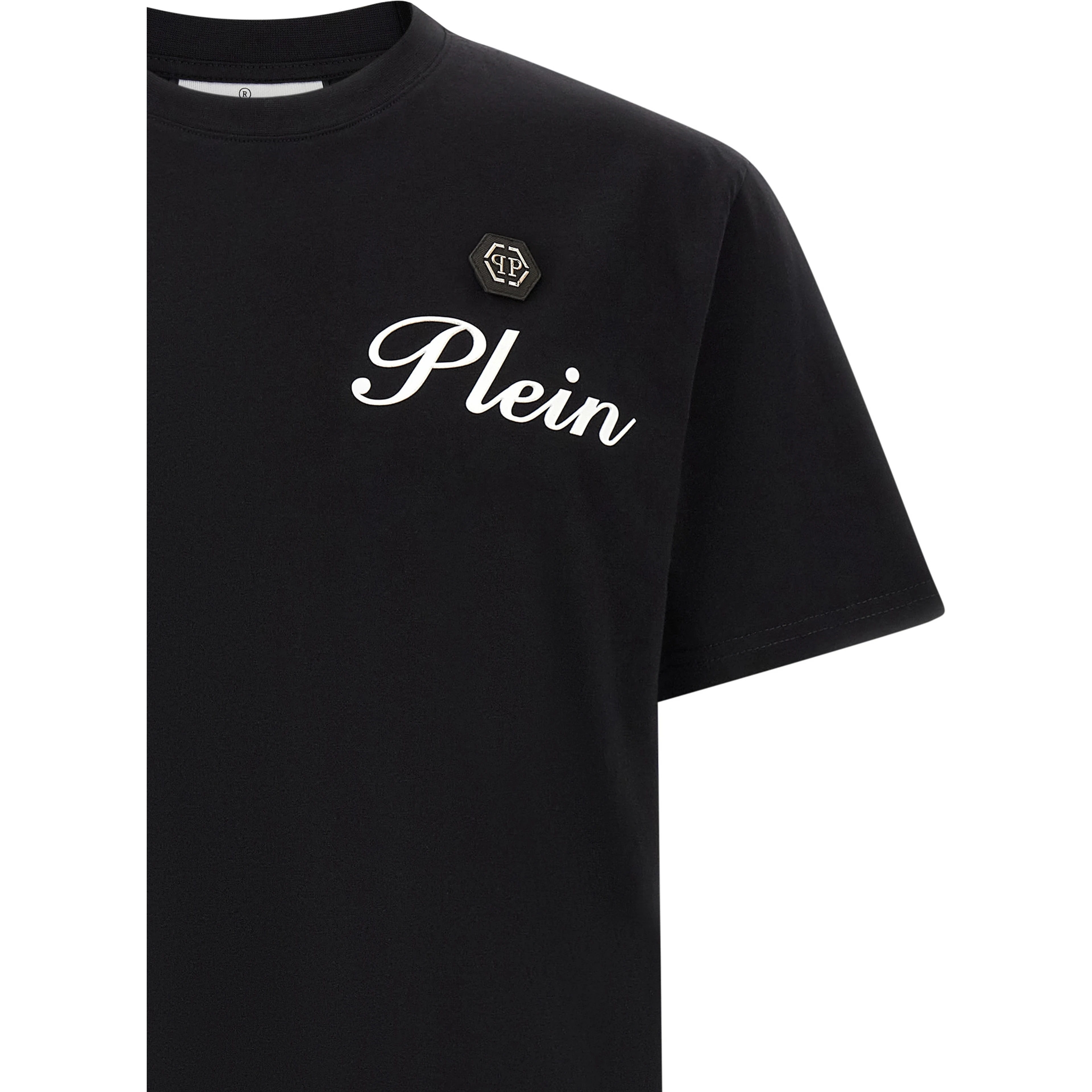 Black Cotton T-Shirt