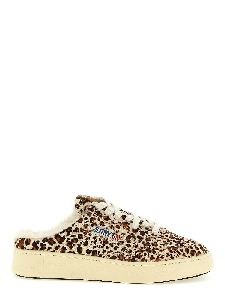 Brown Cowhide Low Top Sneakers