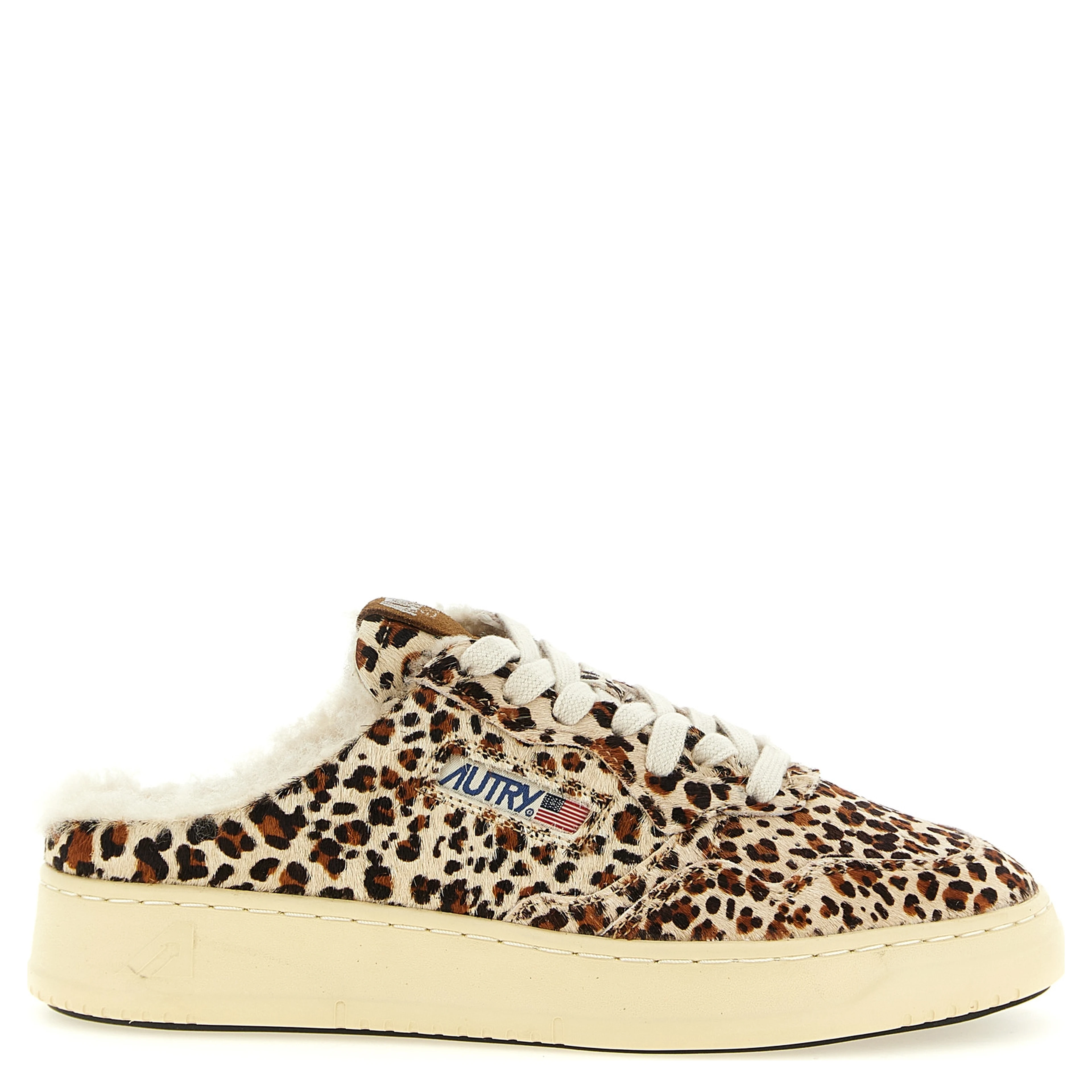 Brown Cowhide Low Top Sneakers