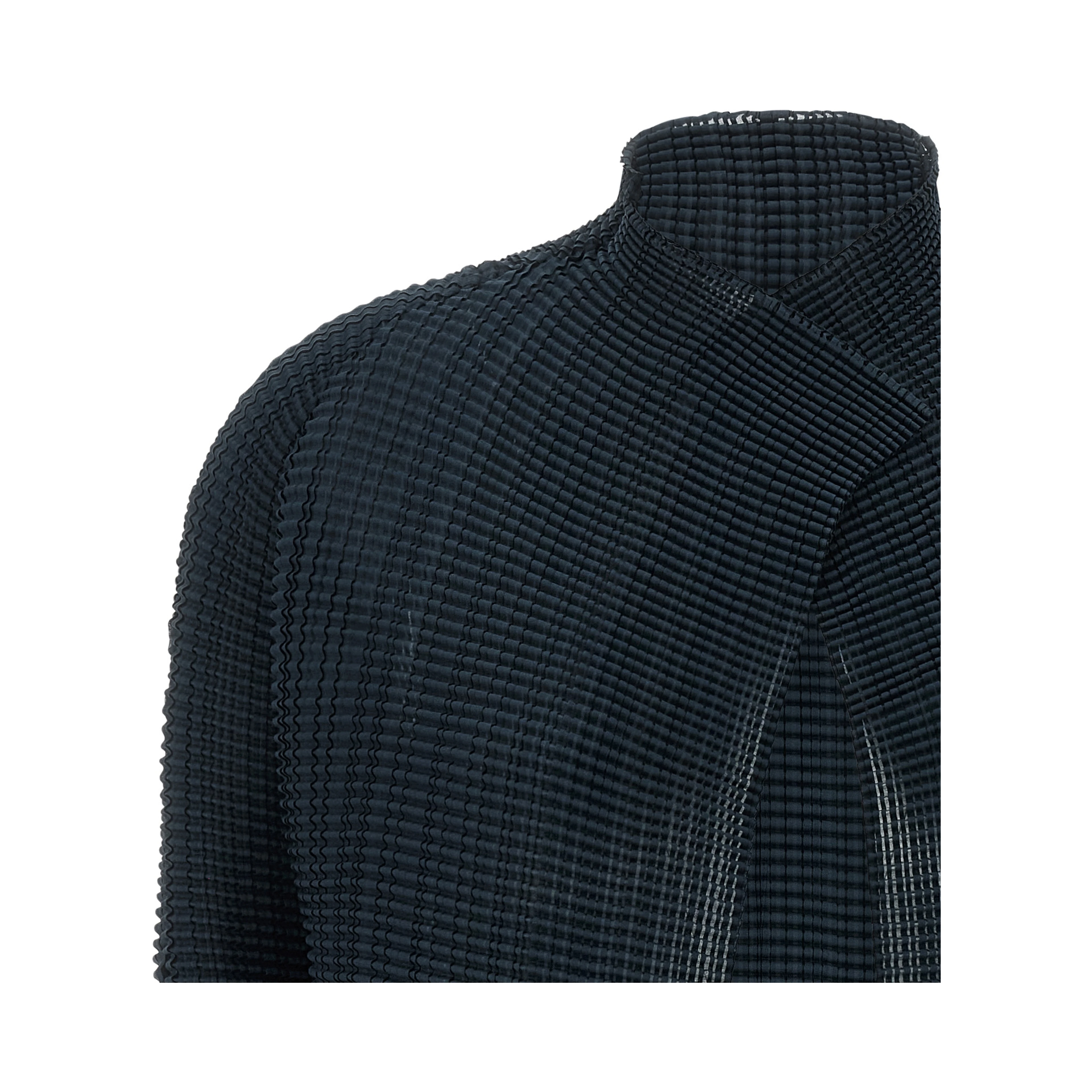 Blue Polyester Cardigan