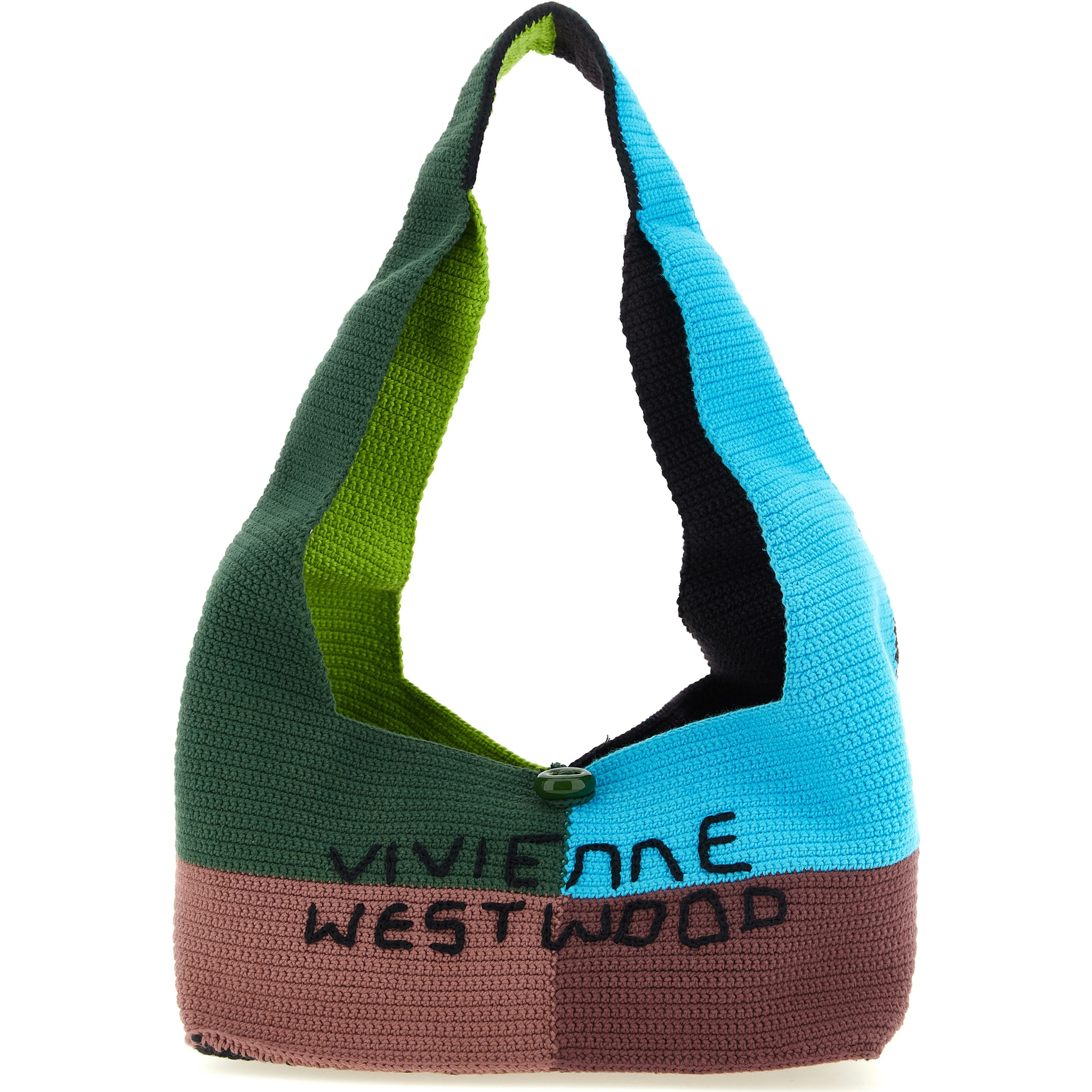 Multicolor Cotton Shoulder Bag