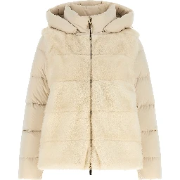 White Wool Shell Jacket