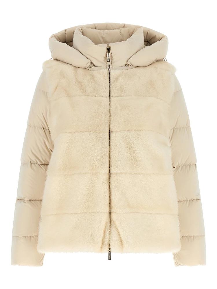 White Wool Shell Jacket