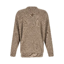 Beige Wool Cardigan