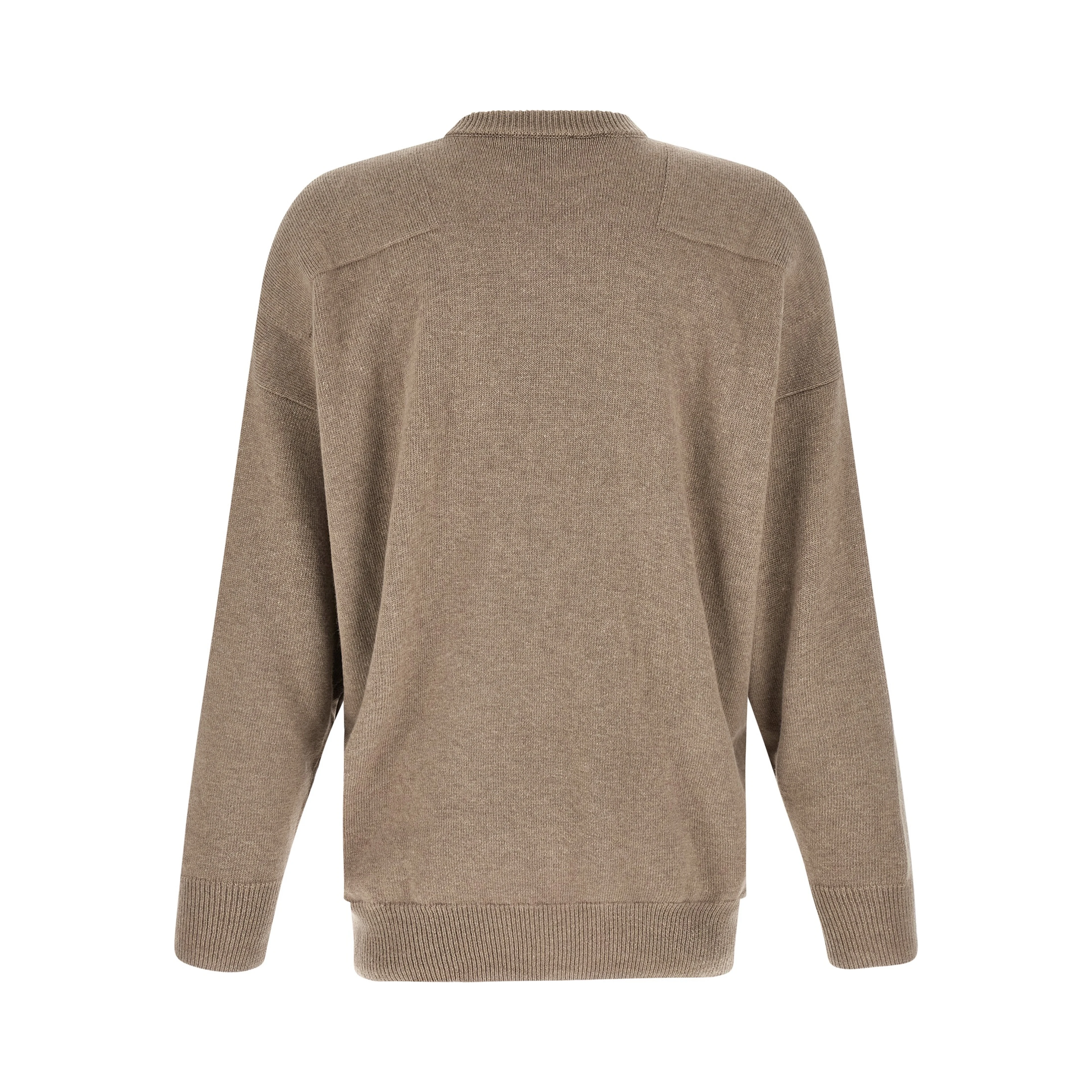 Beige Wool Cardigan
