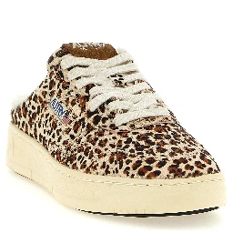Brown Cowhide Low Top Sneakers
